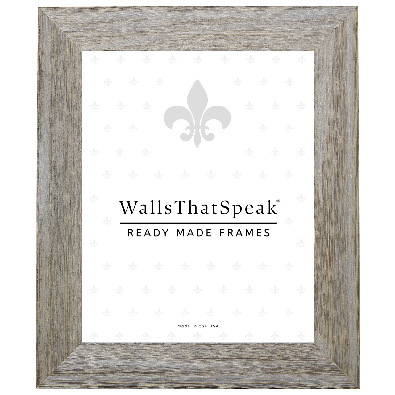 11x17 Barnwood Chic 1.5 Inch Wood Moulding, Wall Display Frame for Art, Posters, or Photos by wallsthatspeak